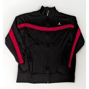 Jacket Nike Air Jordan Jumpman Dri-Fit Black Red Accent Med SALE